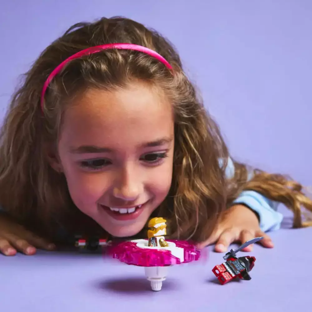 LEGO NINJAGO SORAS DRAGON SPINJITZU SPINNER SET 56 PCS 71824 - PINK