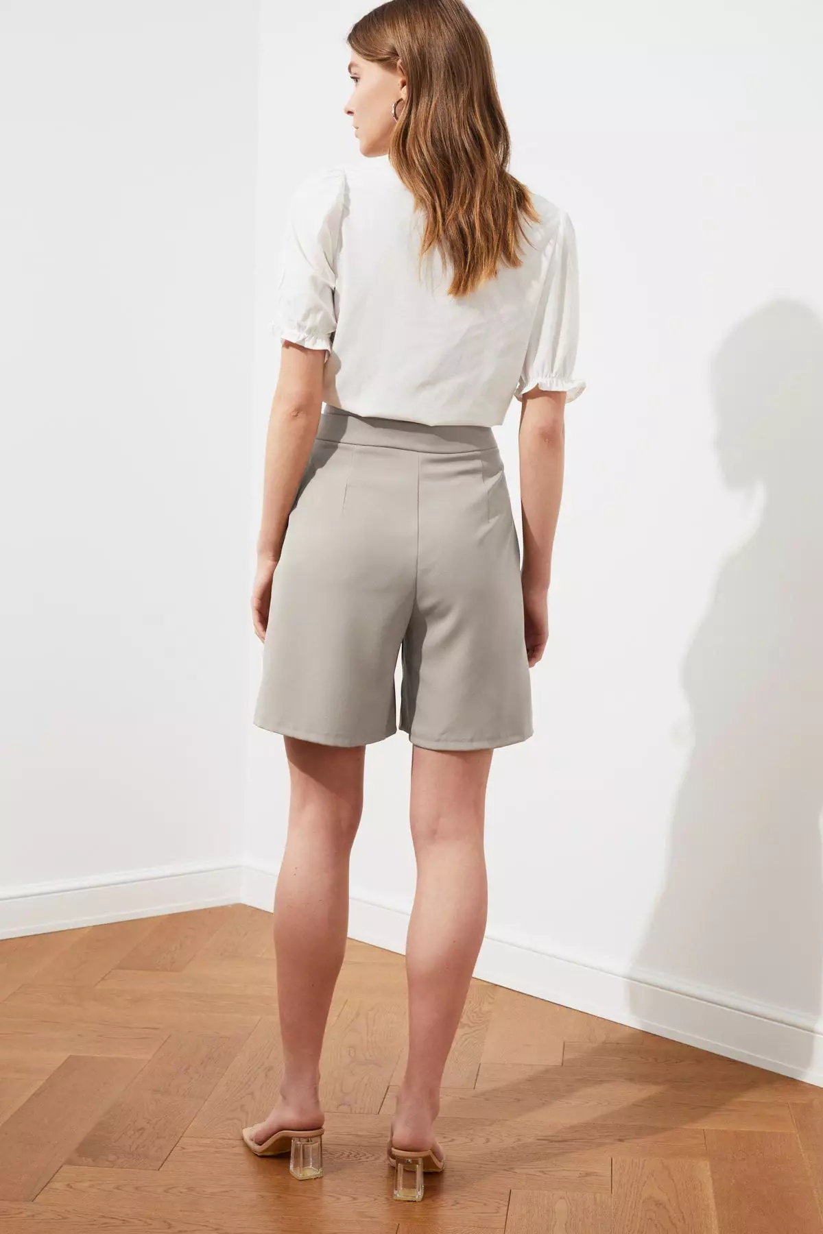 Dark Beige Bermuda Shorts