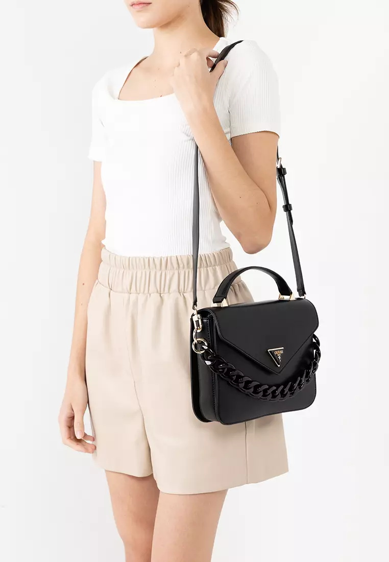 Buy Guess Corina Top Handle Flap Bag 2023 Online | ZALORA Philippines