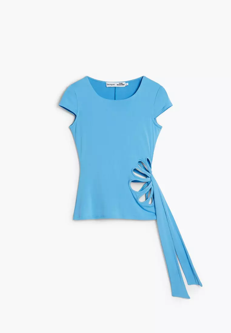 Tyler McGillivary perforated flower T-shirt