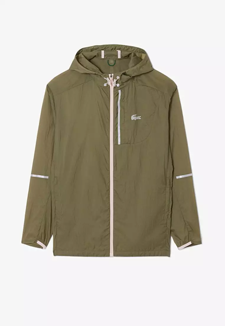 Lightweight Water-Repellent Hooded Jacket