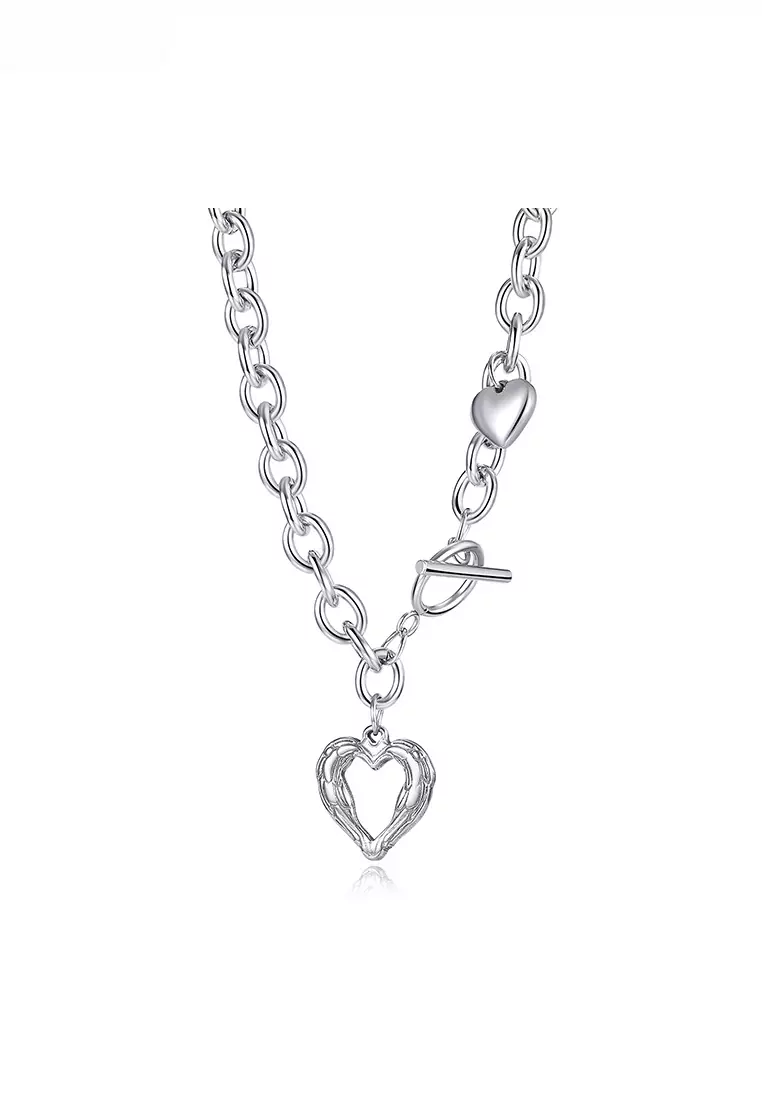 Chain on sale necklace heart