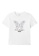 FILA white FILA Logo Rhinestone Butterfly Cotton T-shirt 70D5EAA723B7EAGS_1