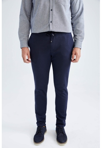 DeFacto navy Jogger Trousers 65CAAAAD4B9220GS_1