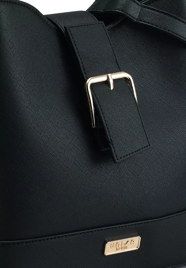 Saffiano Convertible Top Handle Bag