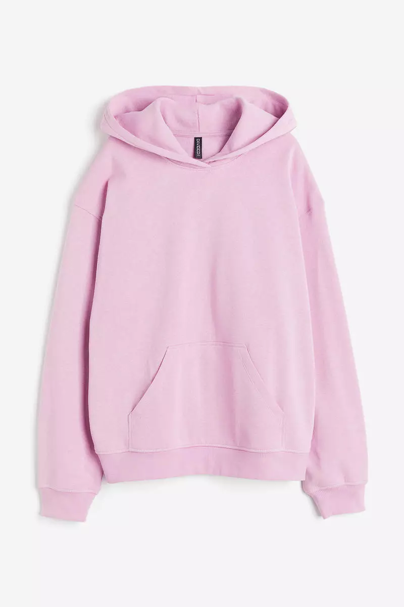 H&m light shop pink hoodie
