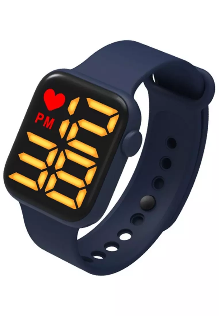 Jam Tangan Pria Digital Waterproof Many Function Strap Tali Material Silicone IR23 ORIGINAL