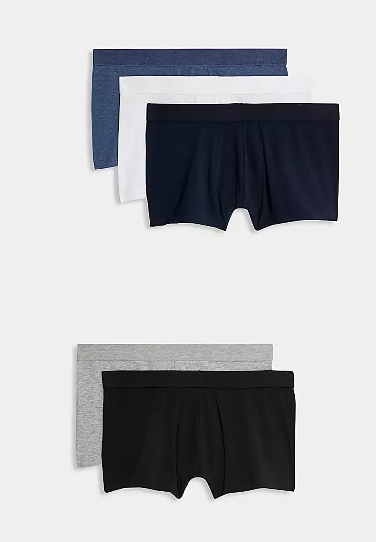 5pk Cool & Fresh Cotton Rich Panjang Pinggulsters