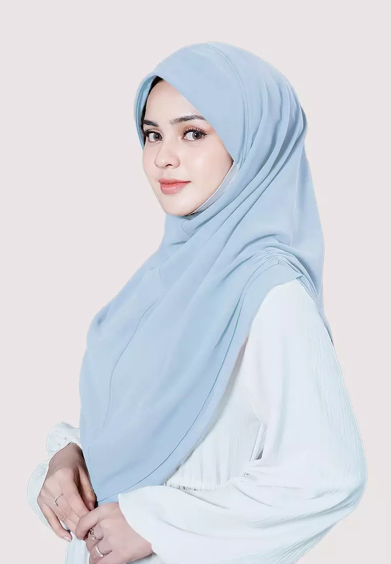 HIJAB INSTAN IRISH - BABY BLUE