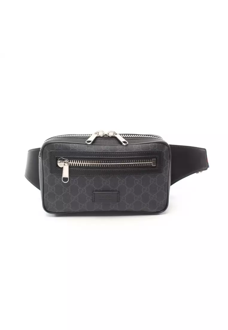 GUCCI Gg Supreme Belt - Black for Men