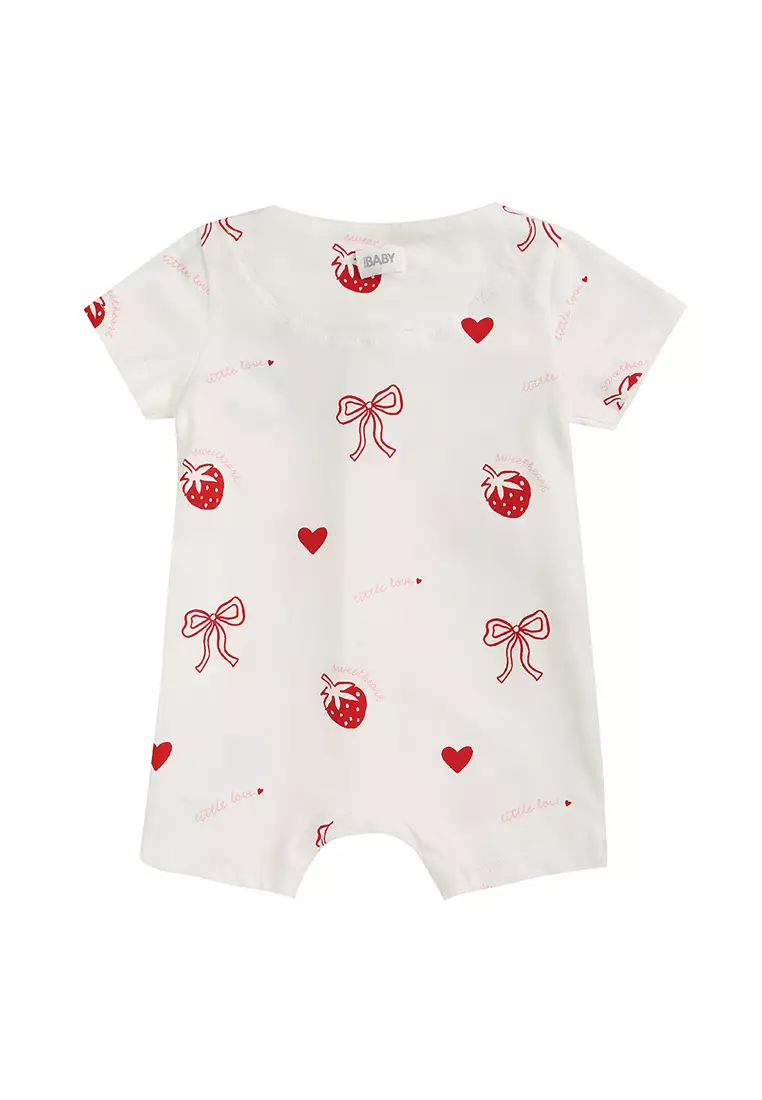 The Short Sleeve Zip Romper