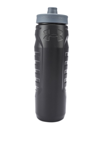 Under Armour black 32Oz Sideline Squeeze Water Bottle CA593AC945395FGS_1