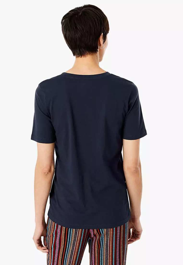 Pure Cotton Straight Fit T-Shirt
