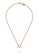 Aquae Jewels pink Necklace Britney 18K Gold and Diamonds - Rose Gold E449CACCEAAFFAGS_2