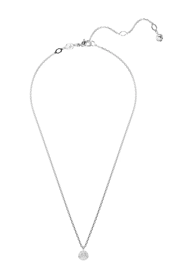 Buy Swarovski Meteora layered pendant, White, Rhodium plated 2024 ...