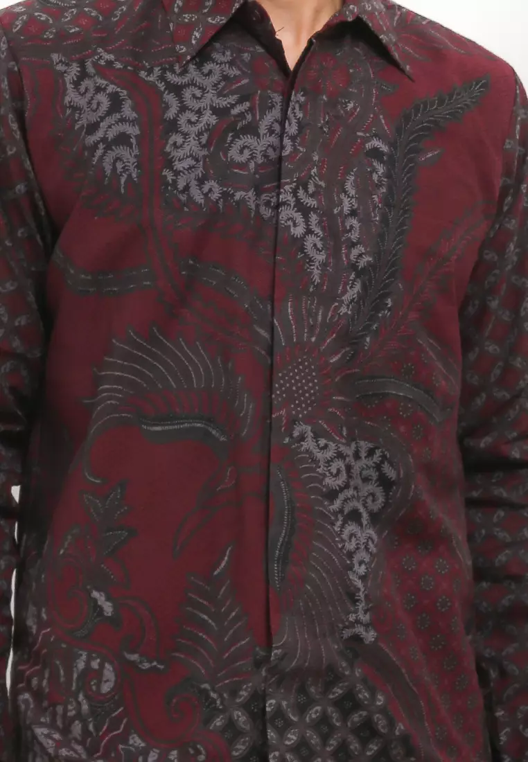 BATIK TALENTA EXCLUSIVE Lengan PANJNG DOBBY KATUN HALUS WALET PARK