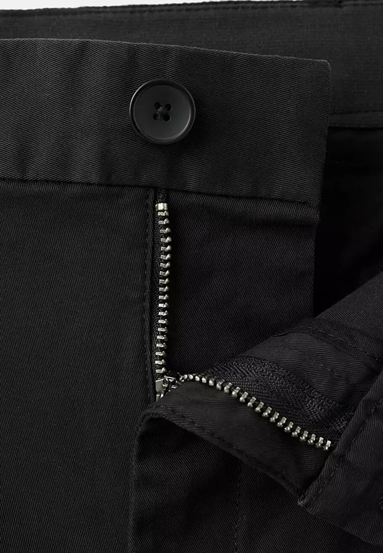 Prato Cropped Tapered Chino Trousers