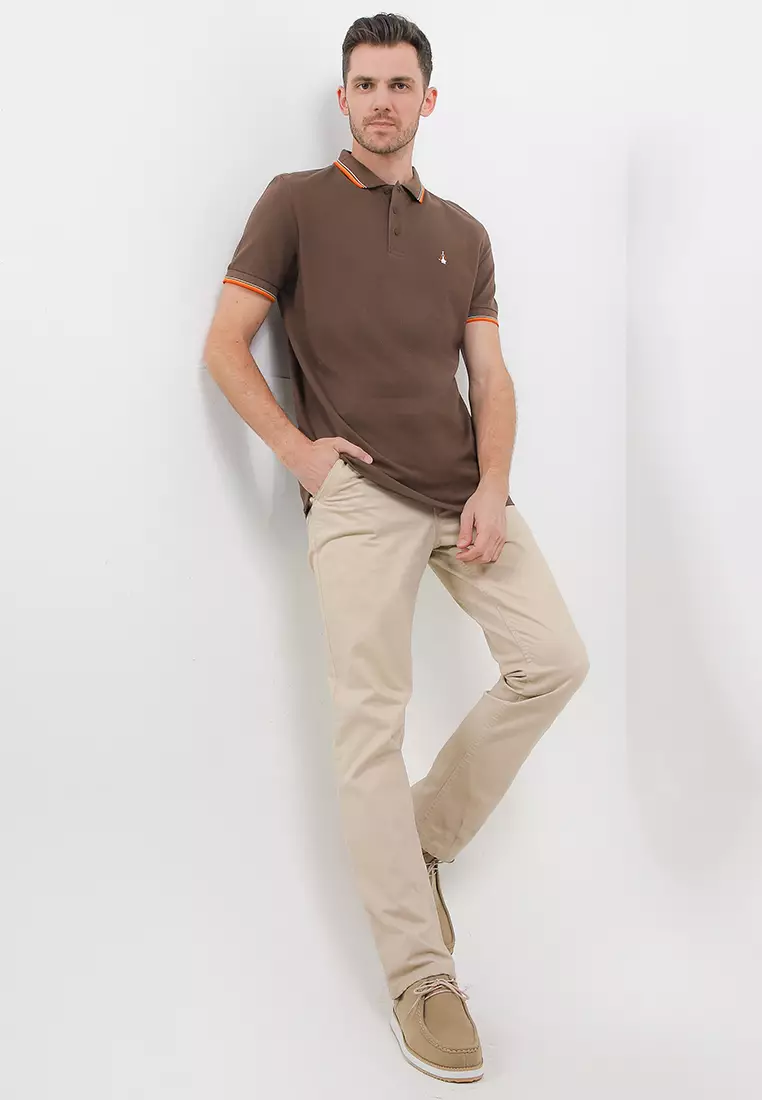 Bezima Jacquard Collar Polo