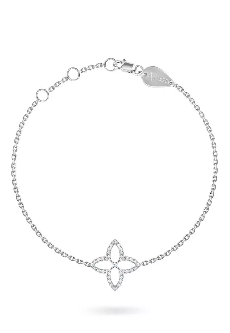 White discount gold anklet