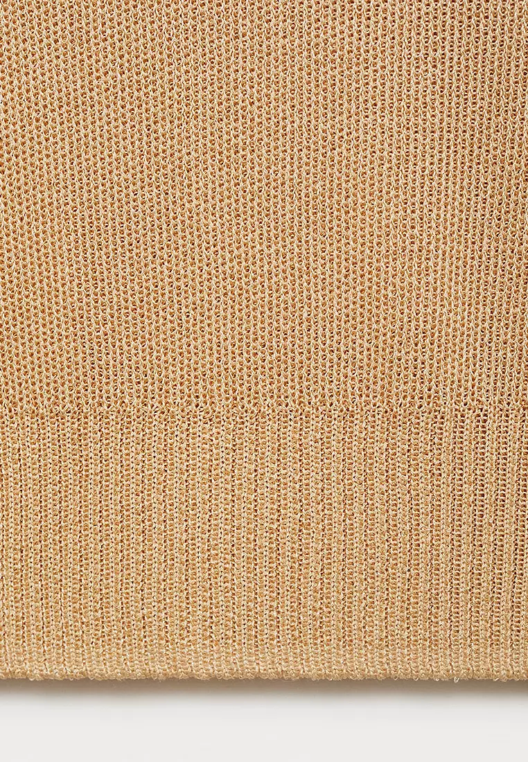 Short-Sleeved Crop Sweater