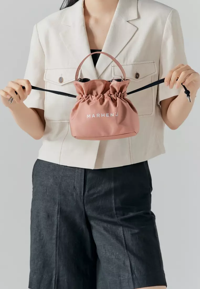CHARRON + KONY SET Nylon Crossbody Bag Indi Pink