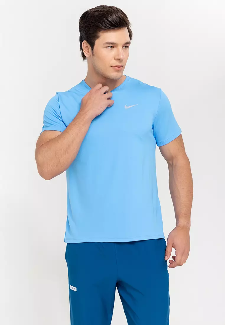 Buy Nike Dri-FIT UV Miler Shorts Sleeve Tee in Black/Reflective Silv 2024  Online
