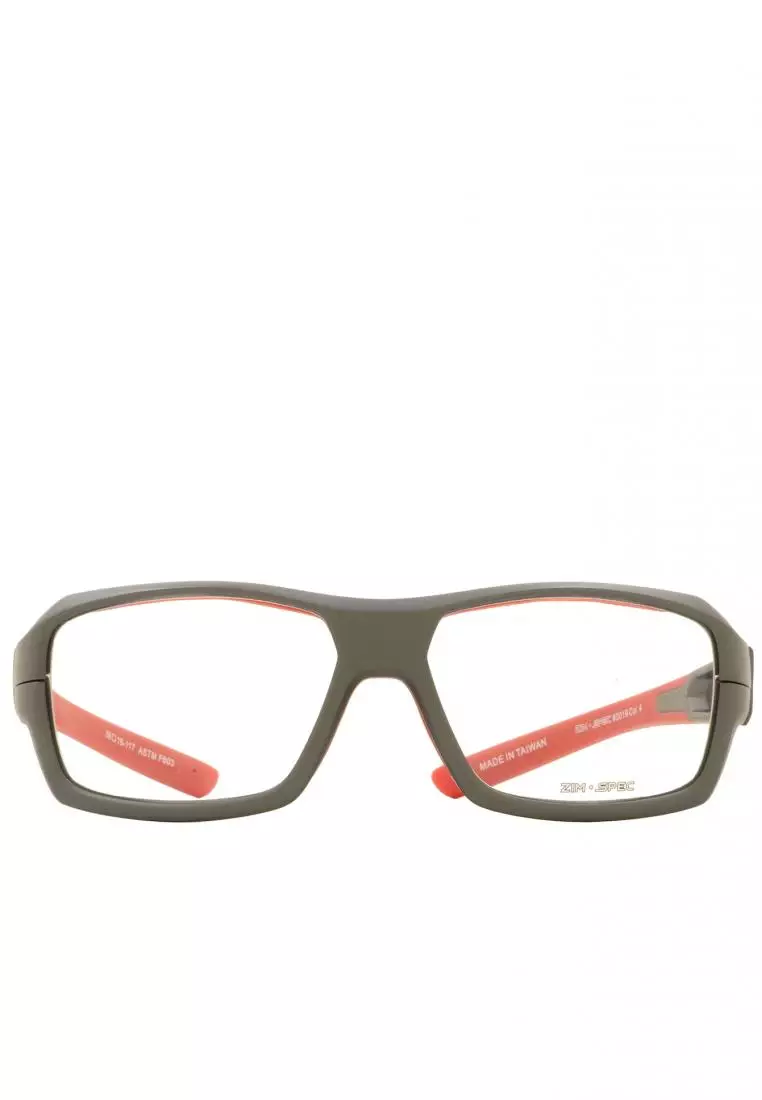 Sports Goggles Basketball Tennis Safety Protective Eyewear 0019 C4 (GRY/RED)