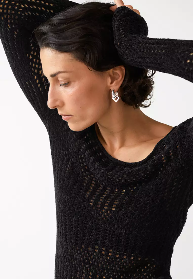 Buy & Other Stories Fitted Crochet Mini Dress 2024 Online ZALORA