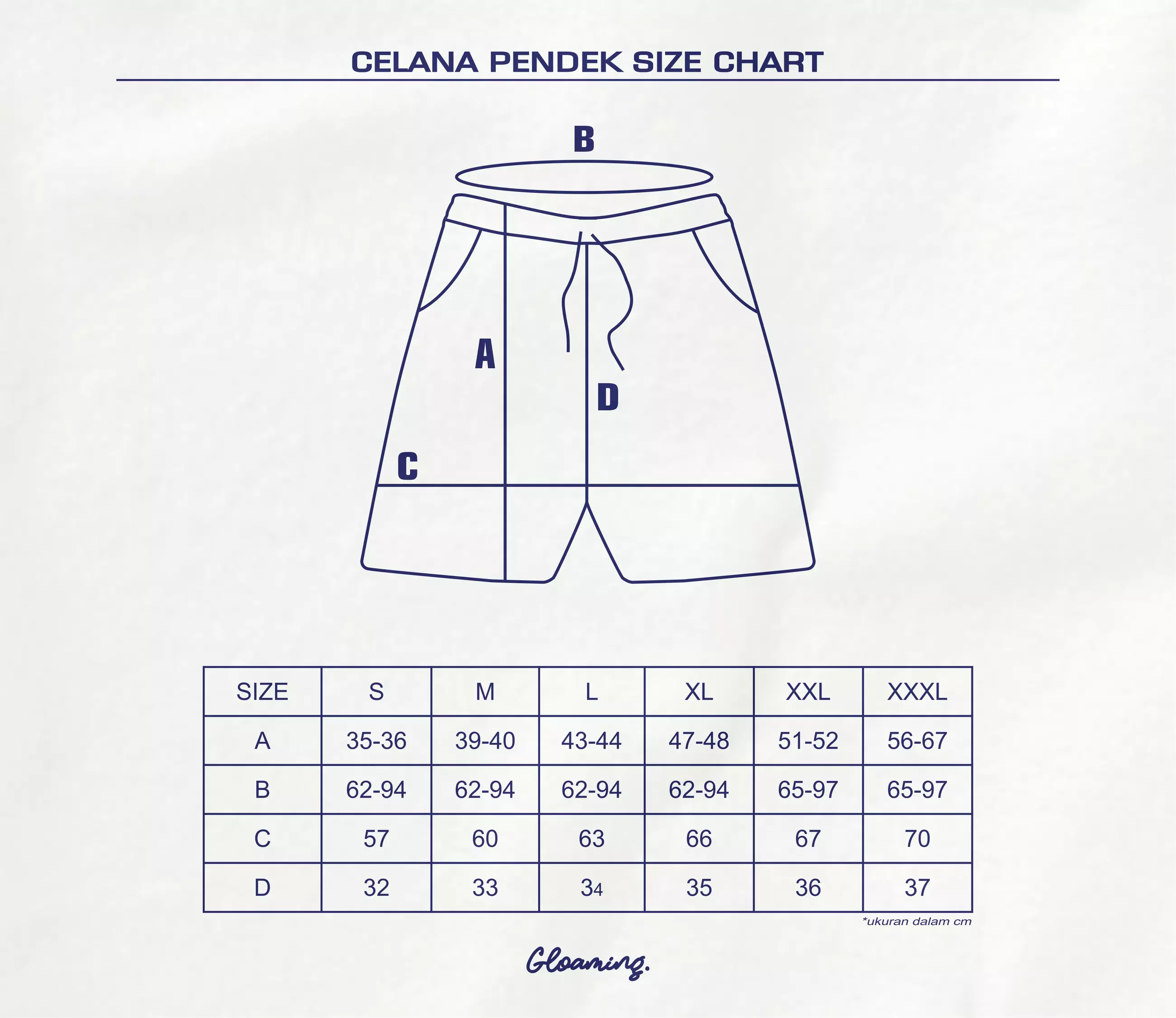 Gloaming Celana Pendek Uniqlo Boardshort Black