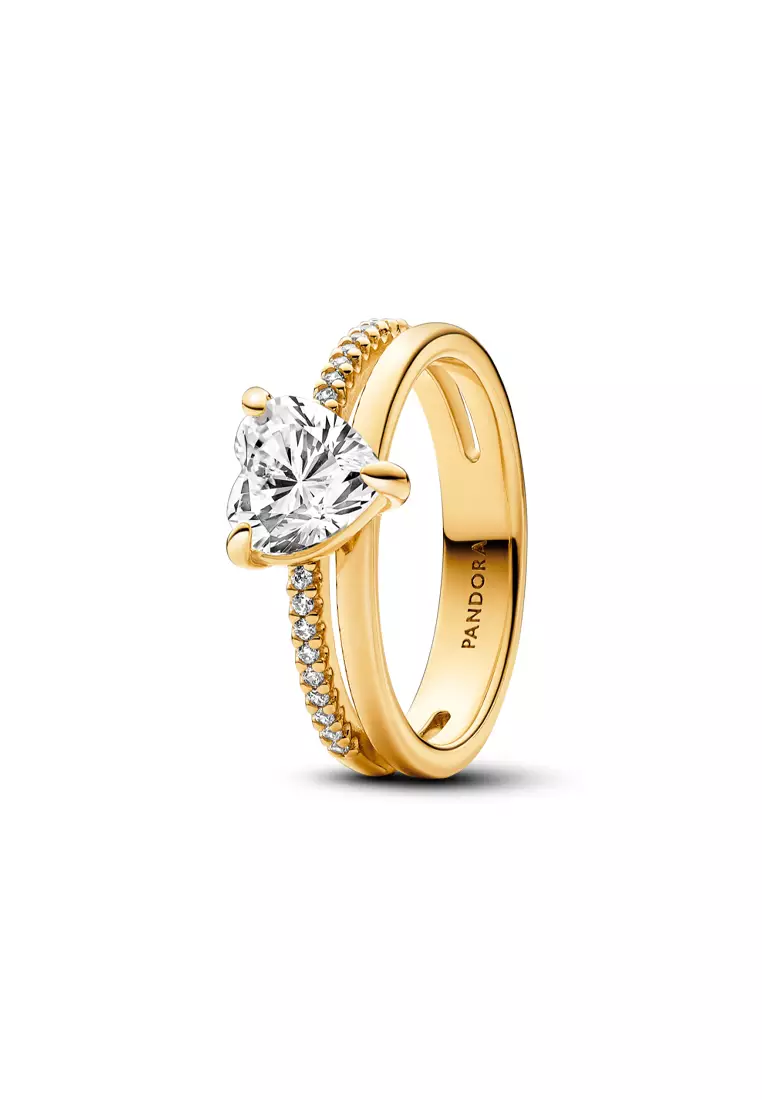 14k Gold Pandora Love Ring Buy PANDORA Pandora 14k Gold Plated