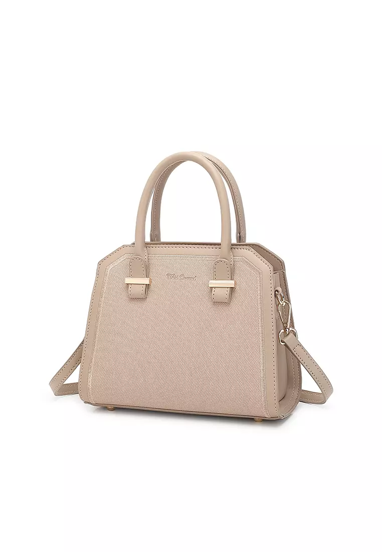 Women's Top Handle Bag / Sling Bag / Crossbody Bag / Shoulder Bag (手拿袋 / 斜孭袋 / 單肩包) - 棕色