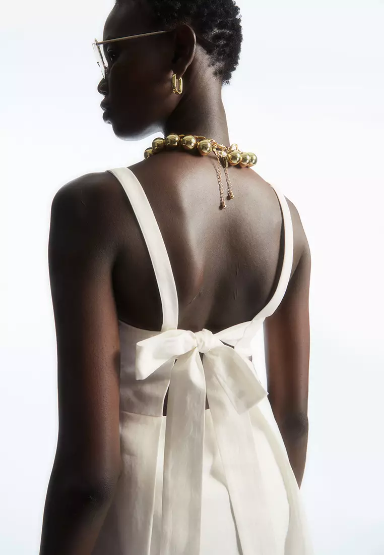 Buy COS Open Back Mini Pinafore Dress 2024 Online ZALORA Singapore