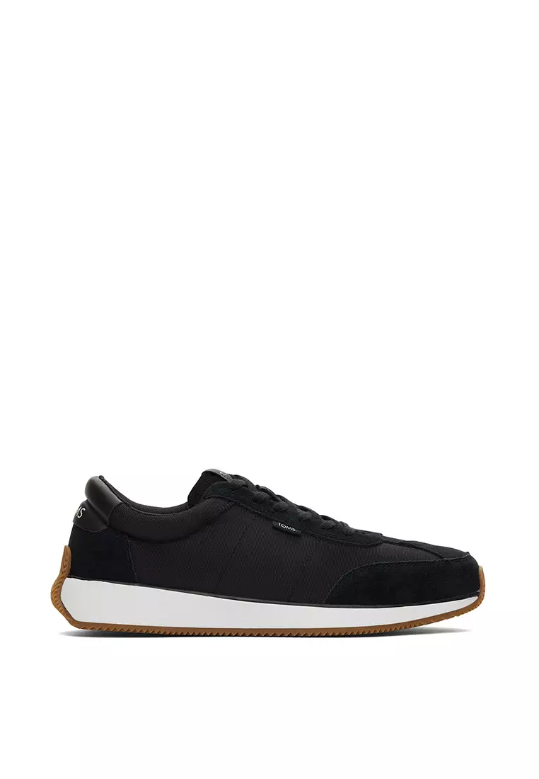 Discount on Toms  shoes - SKU: Sneakers Wyndon Men - Black Nylon Suede