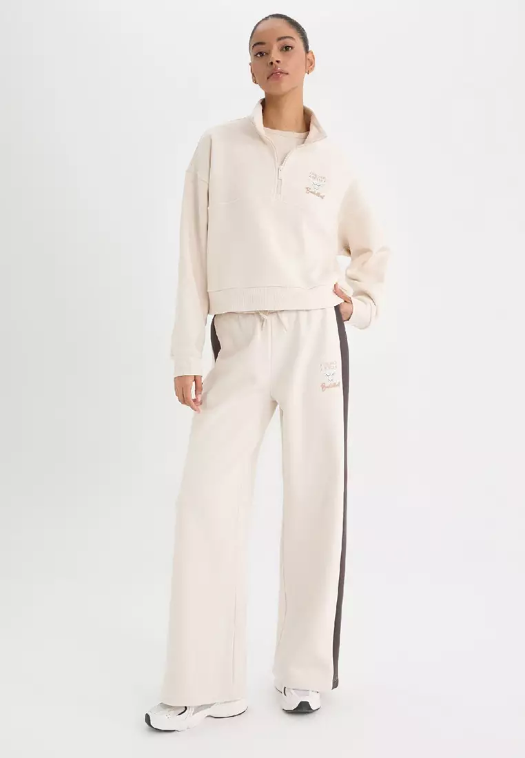 Nba Chicago Bulls Half Zip Sports Sweatshirt