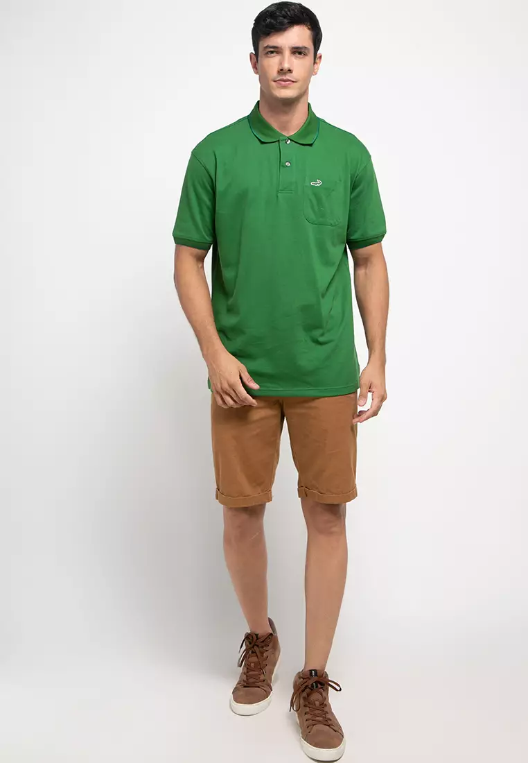 Crocodile COLE Forest Baju Kaos Kerah Pria Men Polo Relax fit