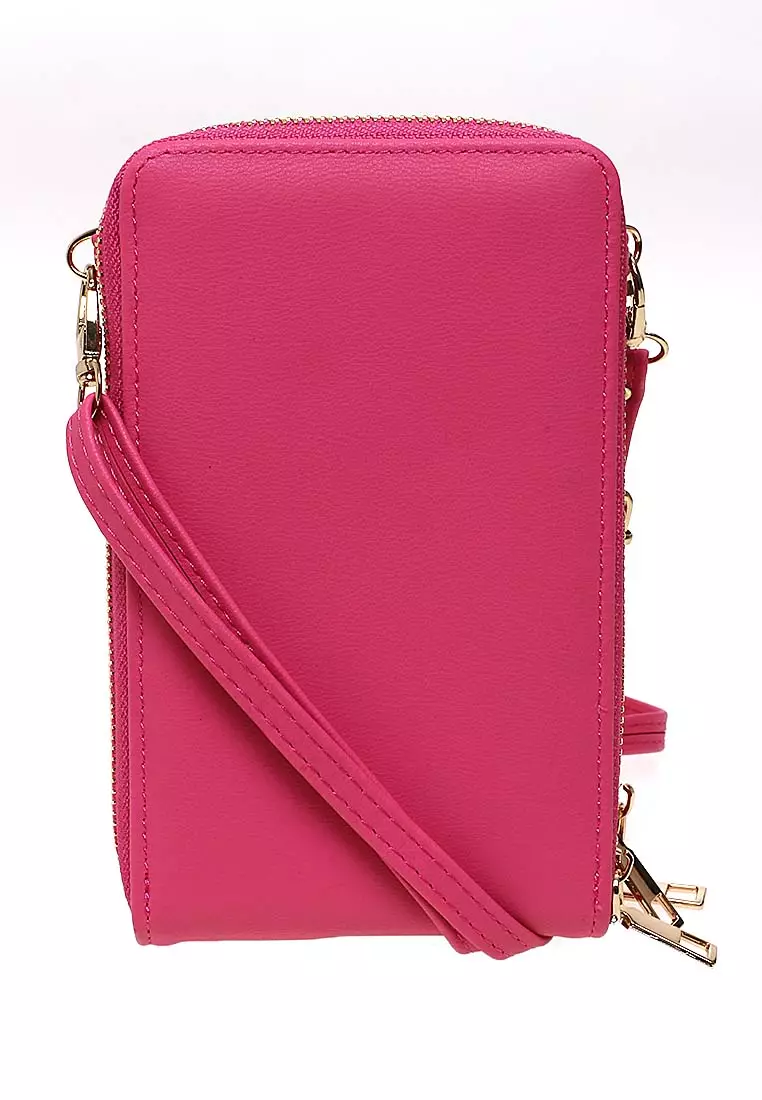 Sling Bag Tas Selempang Wanita Dompet Multifungsi 3 Zipper Material Leather Kulit ORIGINAL