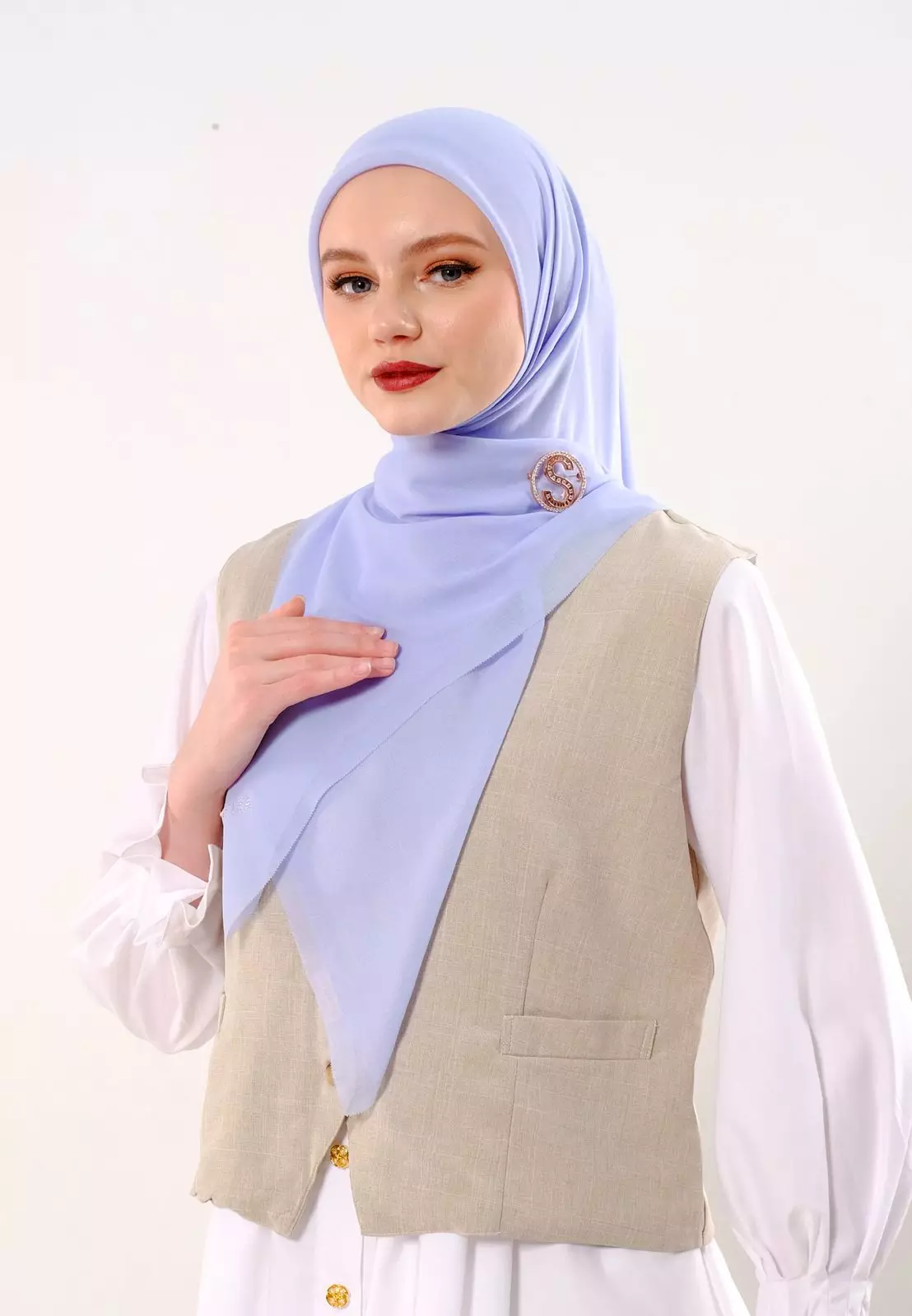 Marcella Plain Scarf | Hijab | Kerudung | Jilbab Segiempat