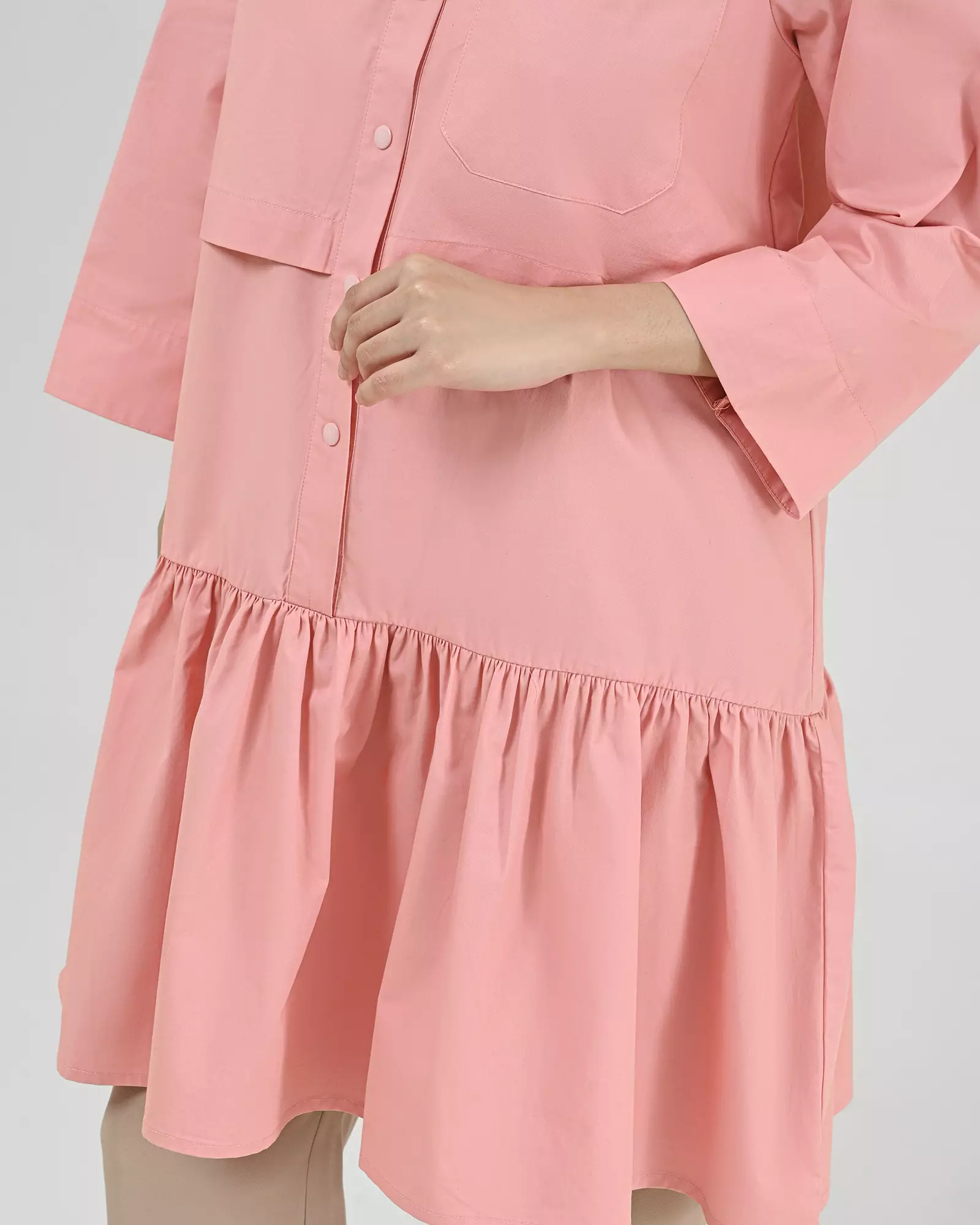 Geulis.id RISANI TUNIC - Dustypink