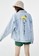 iROO blue Drop Shoulder Denim Jacket With Back Embroidery Detail 231A6AAF1F0D64GS_4