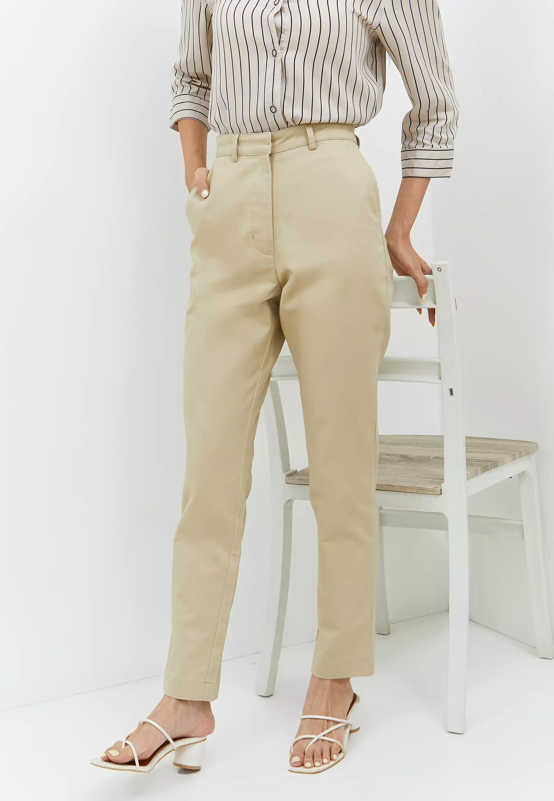 Chinos Pants Cream (G.3021)