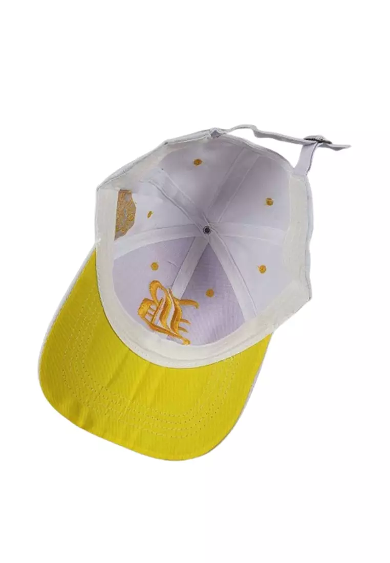 Topi Baseball Cap Bordir LB Burisil Bluemountain Cotton ORIGINAL - White