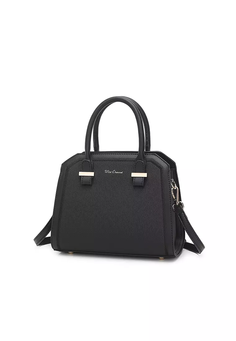 Women's Top Handle Bag / Sling Bag / Crossbody Bag / Shoulder Bag - Black