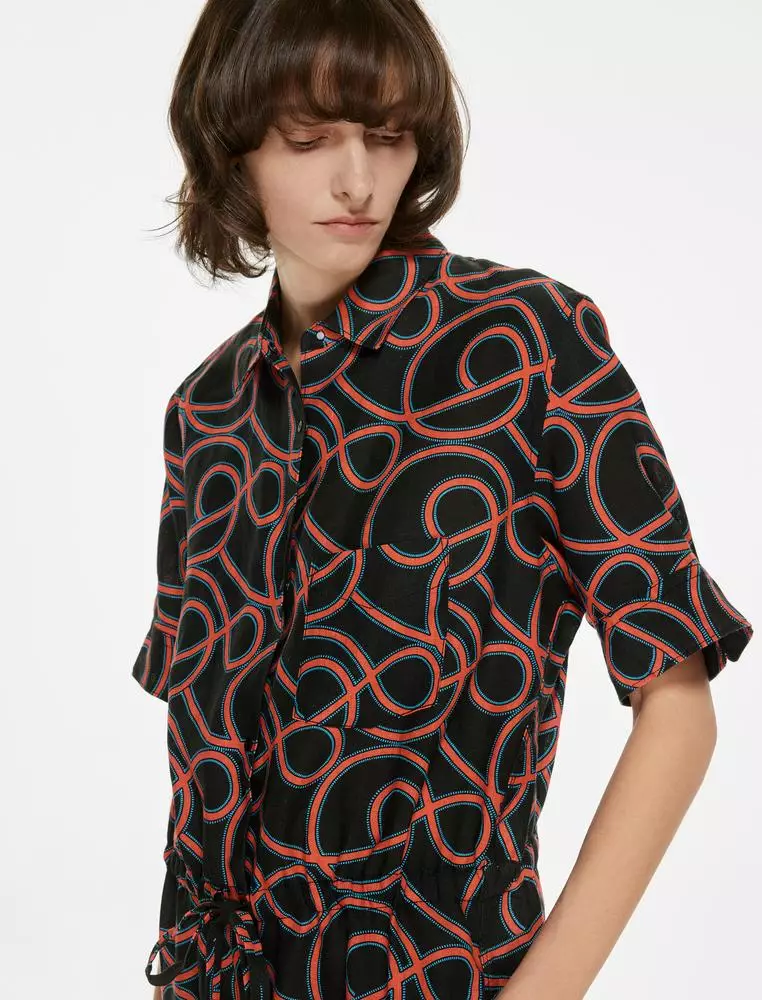 JNBY Women's Music Note Print Jumpsuit