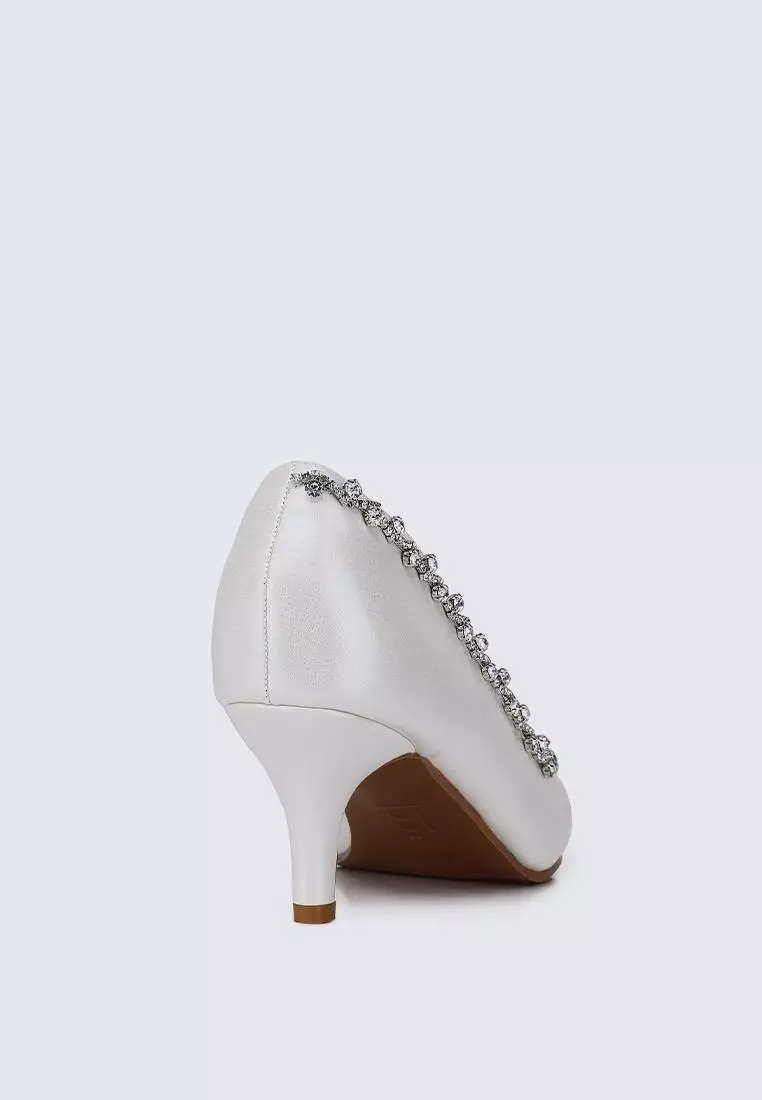 Dahlia Comfy Pumps In Ivory