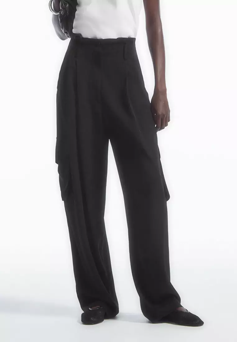 Paperbag Waist Paperbag Utility Trousers COS Paperbag Utility