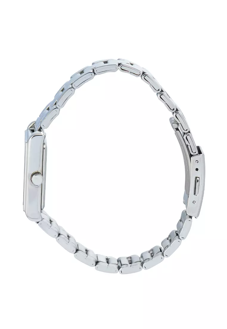 Casio LTP-1234DD-2A - Jam Tangan Analog Wanita - Silver Stainless Case Blue Dial