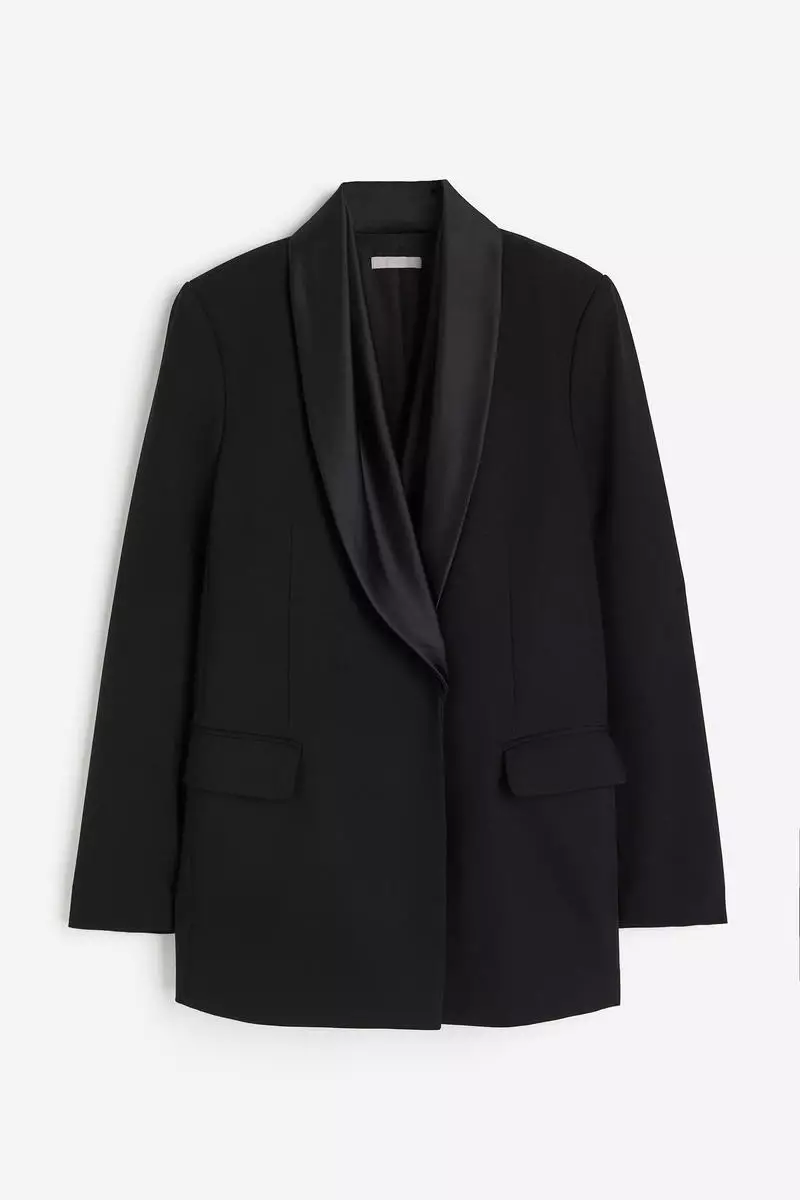 Buy H M Oversized tuxedo blazer 2024 Online ZALORA Philippines