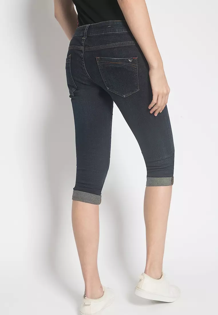 LGS - Celana Pendek Casual Wanita - Warna Hitam LPC.400.003.A156.C