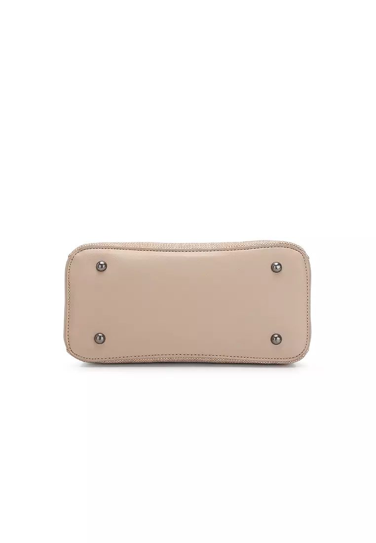 Women's Top Handle Bag / Sling Bag / Crossbody Bag / Shoulder Bag (Tas Tangan Wanita / Tas Selempang Wanita / Tas Bahu Wanita) - Cokelat