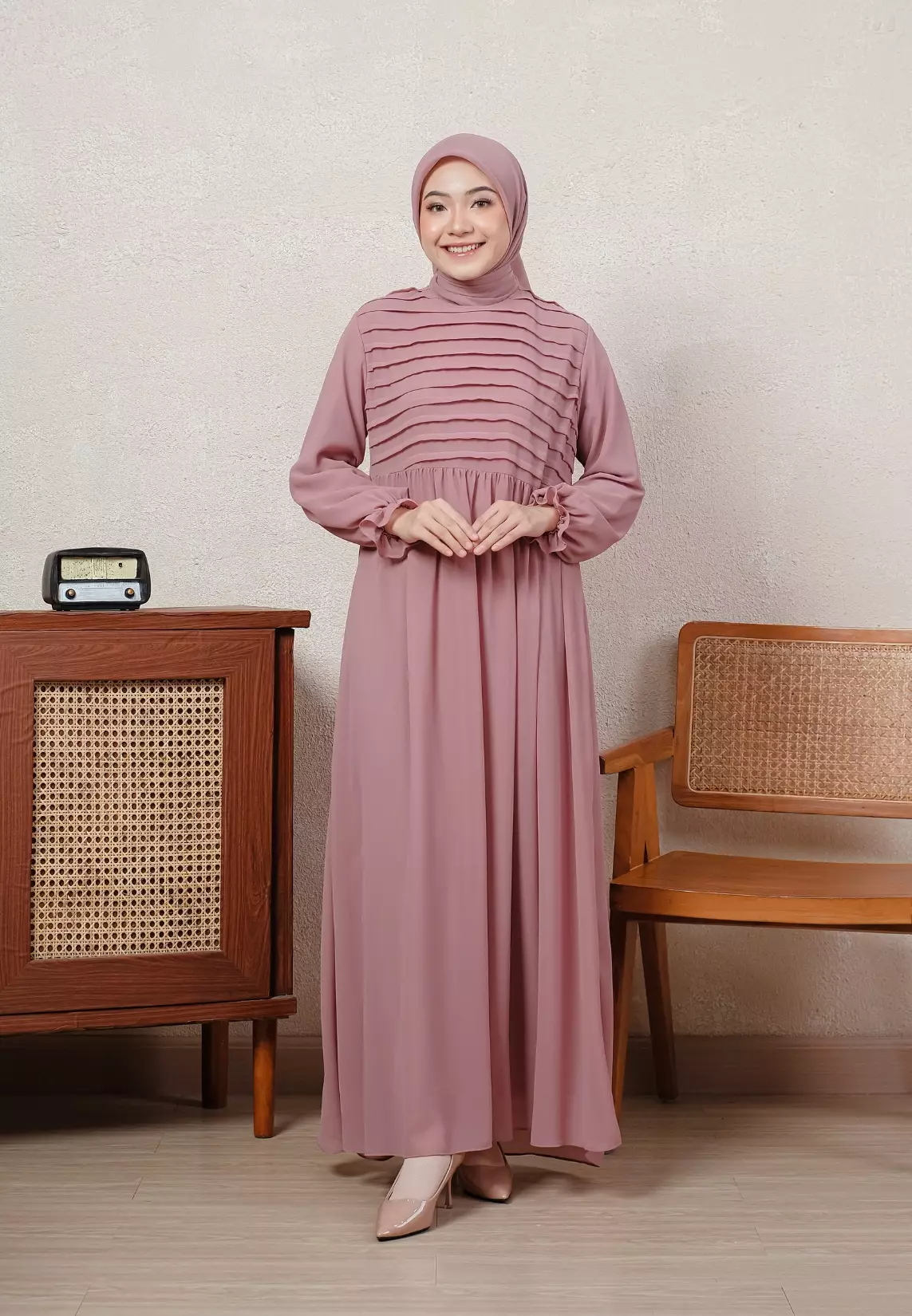 Thalia Dress - Mauve